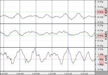 Acceleration measurements on the Palmer