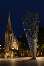 Chalice and Cathedral at night