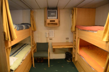 Bunk beds in my cabin