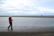 Claire and Luke exploring Punta Arenas