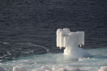 Ice sculpture around McMurdo Station