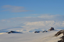 Glacier behind McMurdo