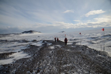 Begiining of glacier