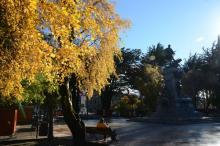 Plaza Muñoz Gamero in Punta Arenas, Chile