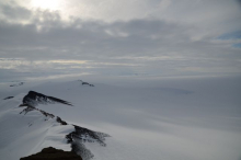 Glaciar en el Castillo de Roca