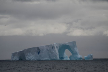 Arched iceberg