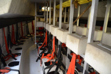 inside lifesaver boat