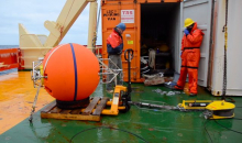 Assembling a mooring on deck