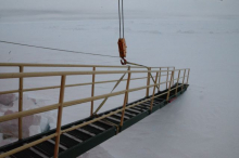 Palmer's gangway for an ice party