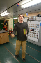 Sam the juggler