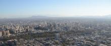 Santaigo de Chile from above