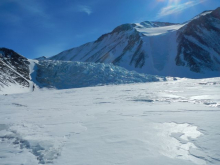 On the glacier