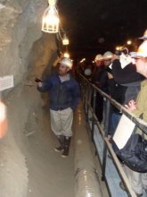 In the permafrost tunnel