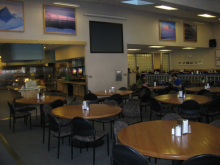 The dining hall facility in McMurdo station.