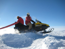 Snowmobile work horse.