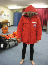 My very own "Big Red" parka