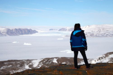 Kelly McCarthy at Wolstenholme Fjord