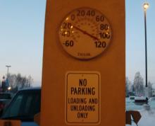 20 Below Morning in Fairbanks.