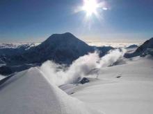 Mount Foraker from Middle Hunter ridge