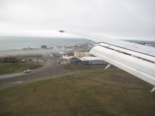 Plane Landing in Barrow