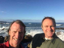 Kevin and Dr. Adams at Monterey Bay