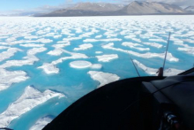 Blue Surface Ice