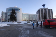 Our classroom at the University of Alaska.