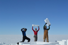 Our first igloo layer completed