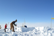 Adding another block to our igloo