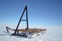 Sled On Snow