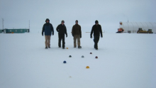 Playing Bocce Ball