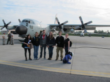 U.S. participants about to board LC-130