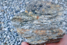 Gneiss sample.