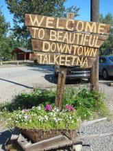 Talkeetna sign