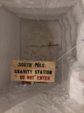 South Pole Gravity Sign