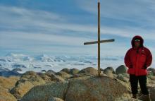 View of the Transantarctic Mountains from the summit of Mt. Hope