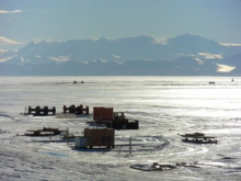 Sea Ice Runway at McMurdo.