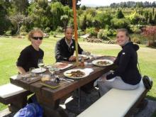 Lunch in the Waipara Valley