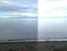 CookInlet:  Cook Inlet as viewed from Steve’s place on the bluff in Kasilof, AK. 