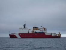 View of the Healy as we pulled away and headed towards Barrow. 