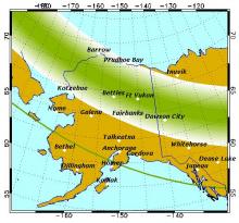 Alaska Aurora Forecast February 8, 2012.