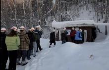 2012 PolarTREC Educators entering the U.S. Army CRREL Permafrost Tunnel