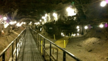 Looking at both sides of the permafrost tunnels