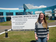 Sign for the Antarctic Center