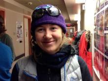 Animal physiologist Erin Flynn at the Crary Lab.