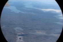 View from LC-130 over Greenland.