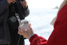 Radio sonde used with weather balloon