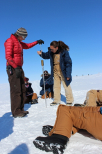 Ramm sonde on Summit Skiway