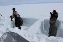 Second Layer of Snow Pit