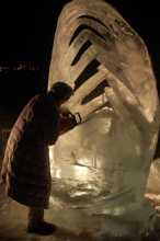 Sawing the ice